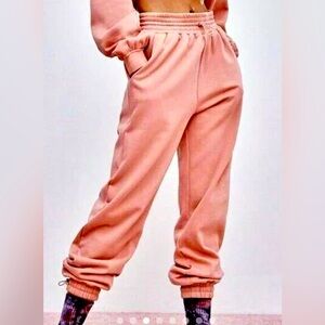 For Love and Lemons Salmon jogger sweatpants